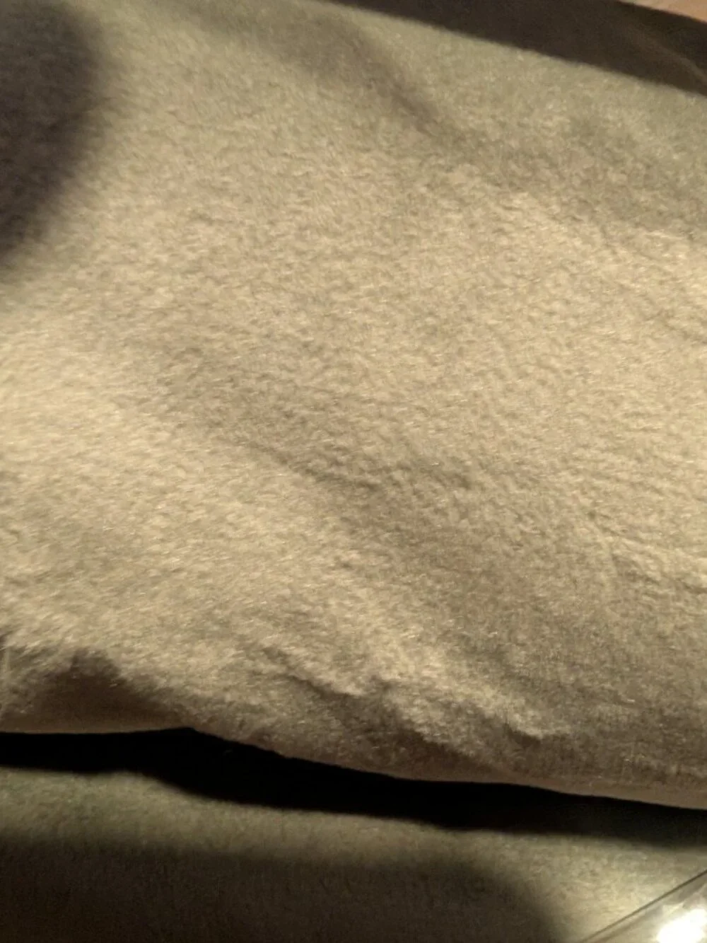 LAZZZY Grayish Green Velvet Blackout Curtain Panels 52